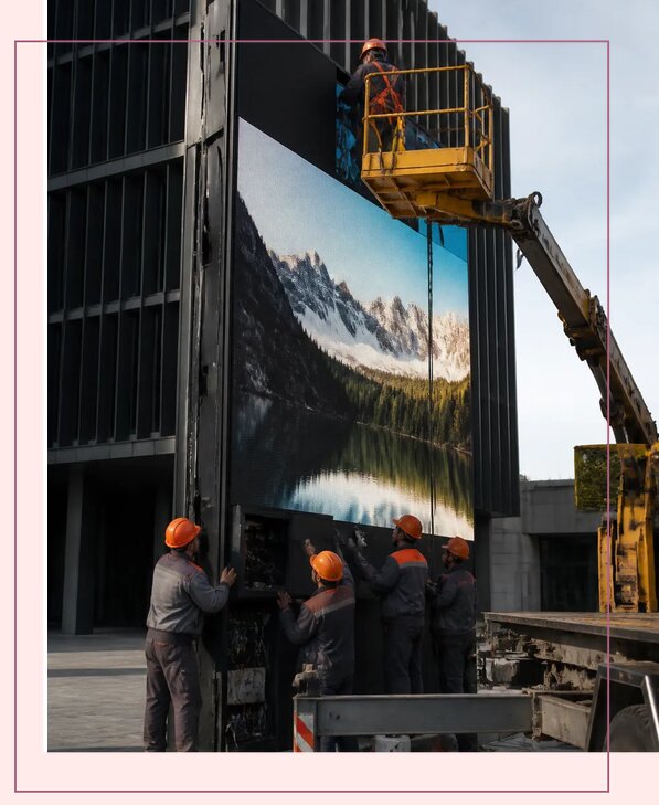 Размещение DOOH рекламы в Краснодаре на цифровых экранах